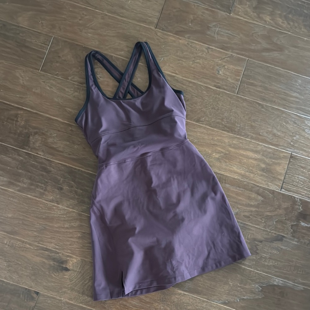 Athletic Fabletics Purple Dress with Black Accents